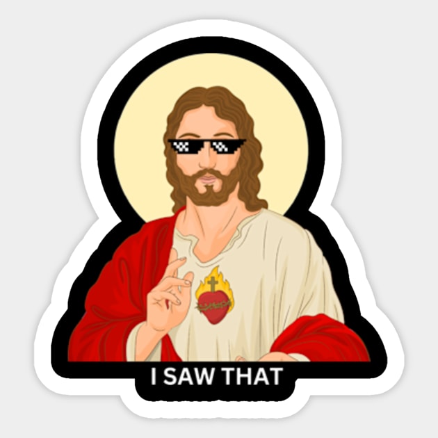 Jesus discount with glasses